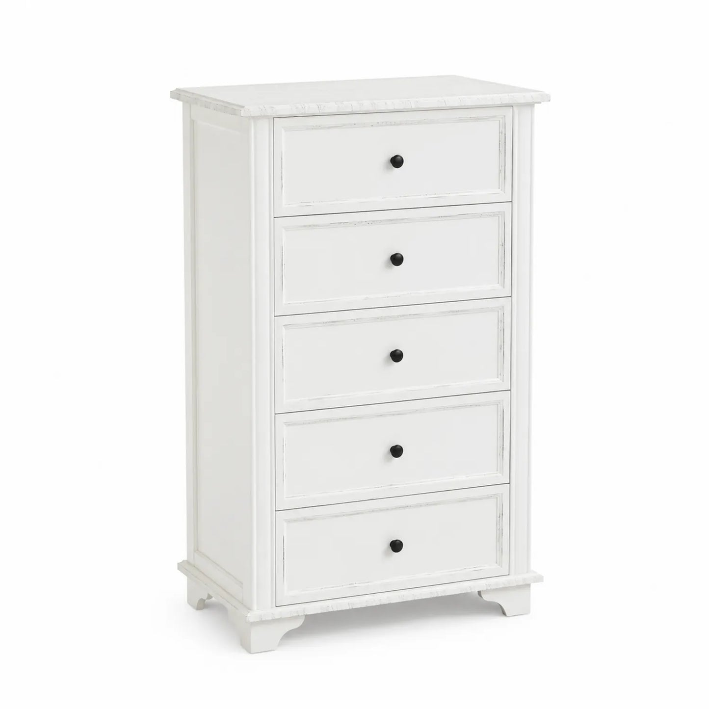 Cajonera de Madera con 5 Cajones Blancos